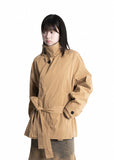 GREEK HIGH NECK TRENCH COAT