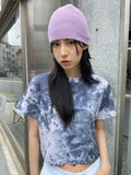 Ribbed short beanie