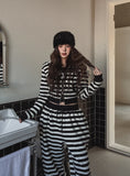 Pierre Stripe Set-Up String Pants