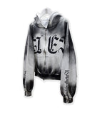 Bark Dirty Spray Two Way Hooded Zip-Up