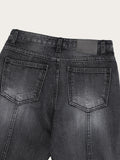 (W) Slit Flare Denim