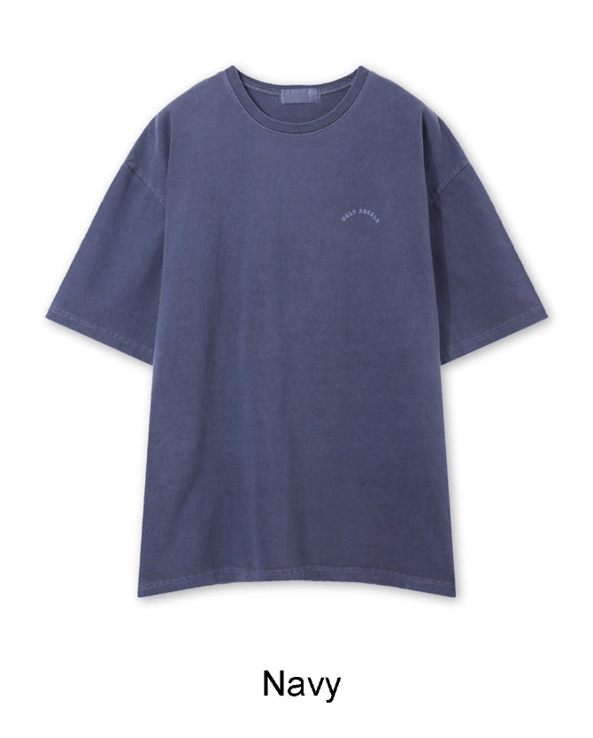 【SATIIIZ】Wedin Pigment Short-Sleeved T-shirt SATIIIZ (サティーズ) - ウェディンピグメント半袖Tシャツ