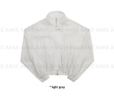 SHEER HIGH-NECK JUMPER