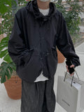 Nylon hoodie string high-end wind parka