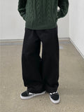 Buttoned Bijo Line Pants