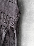Holiday Unbalanced Mesh Knit