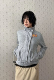 HIGH-NECK SWEAT JACKET