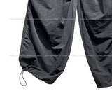 Fog Pigment Track Parachute Nylon Pants