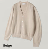 Taise Crop V-Neck Cardigan