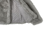 [Lining Quilting] Celan Hairy Fur Collar Jacket