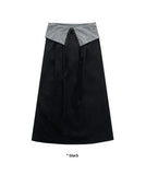 HOOK STRAP MAXI SKIRT