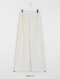 [BAONHAUS] Pmoi Mink Brushed Banding String Corduroy Wide Pants