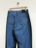 Oil Washed Wide Denim