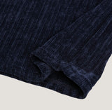 Lorins Velour Round Long Sleeve Tee