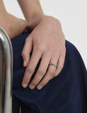Iceblock Silver Ring M