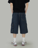 Cyven Cargo Bermuda Denim Pants