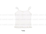 FRILL BUTTON SLEEVELESS