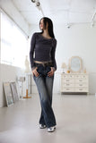 Sain Drape Shirring Tee