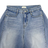 SIDE FOLD WASHING DENIM