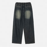 Moshu Trackline String Denim Pants