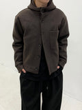 Uni Crop Hoodie Short Coat