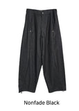 Denif Button Balloon Denim Pants