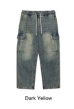 Beos Siwa Washing Banding Denim Pants