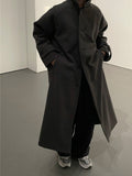 F/W robe wool overfit balmacan coat