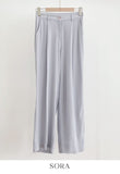 Light Cool Pintuck Wide Slacks