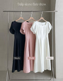 Payto Square Tulip Flare Long One Piece