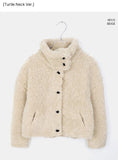 Elu Fluffy Button Jacket