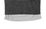 [MADE] Momin Stripe Color Matching Button Layered Slim Short Sleeve T-Shirt