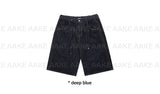 TRACK STITCH BERMUDA DENIM
