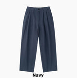 Summer Cooling Linen Half Banding Slacks