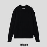Cordrick V-neck cable knit