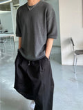 Folded Line Cotton Pants