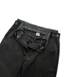 EYELET DOUBLE WAIST PANTS