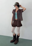 TIE SHEER SHIRT