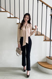Rieven Satin Tie Blouse