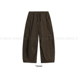 (Lining Brushed) CORDUROY TUCK WIDE PANTS