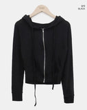 Duan Soft Wool Hood Zip-Up
