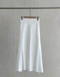 Diane Banding Flared Long Skirt