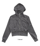 DEEP POCKET HOOD ZIP-UP