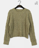 Natta Bokashi Cable Round Knit