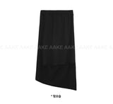 BUTTON DRAPPING SKIRT