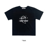 MUSIC HALF CROP T