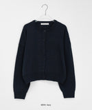 Lucyuni Color Round Knit Cardigan