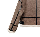 [MADE/UNISEX] buckle high neck mustang crack