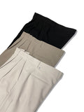 Fancy wide pintuck slacks trouser
