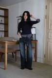 Rope Keyring Straight Jeans